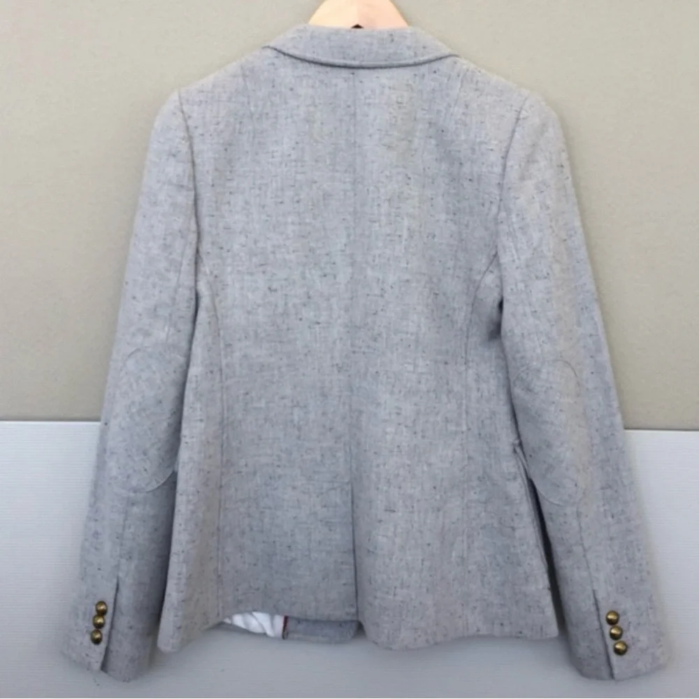 Banana Republic Light Gray Tweed Tailored Blazer - Picture 4 of 4